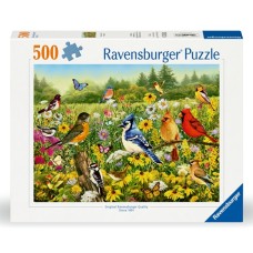 500 pc Ravensburger Puzzle - Birds in the Meadow 500 pc Ravensburger Puzzle - Birds in the Meadow